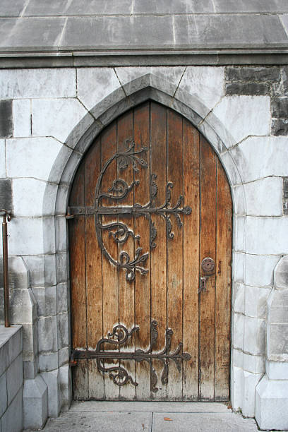 istock Wooden door 144720580