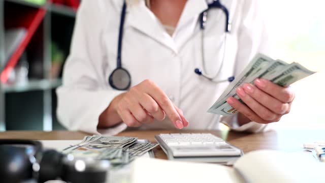 Doctor considers dollars medical bribe and crime