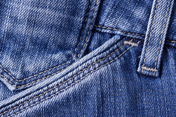Blue jeans bolsillo - foto de stock