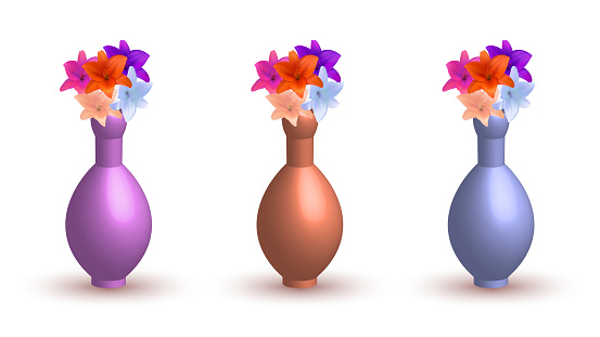 Flower Vase Yellow Plant Nature Blue Media PNG Vector Free | AI, SVG and EPS