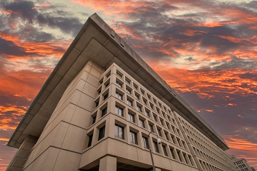 FBI Headquarters, Federal Bureau of Investigation, Department of Justice, Washington DC