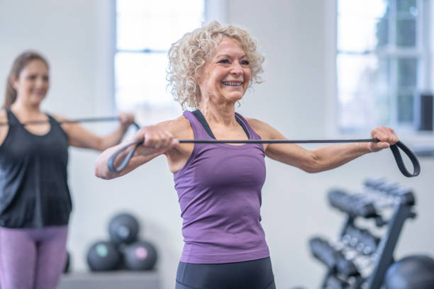 istock Mature Women Exercising 1447212755