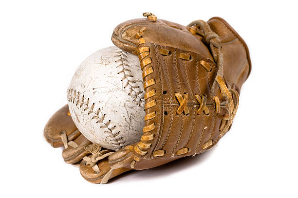 istock Baseball glove and ball 144721584