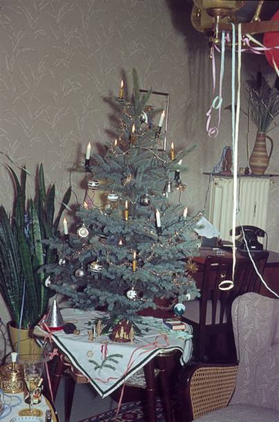 istock Christmas tree on New Year's Eve 1447218523