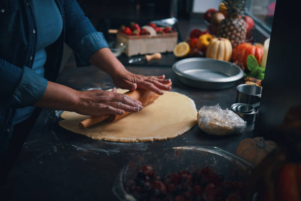 istock Preparing Berry Pie in Domestic Kitchen 1447220218