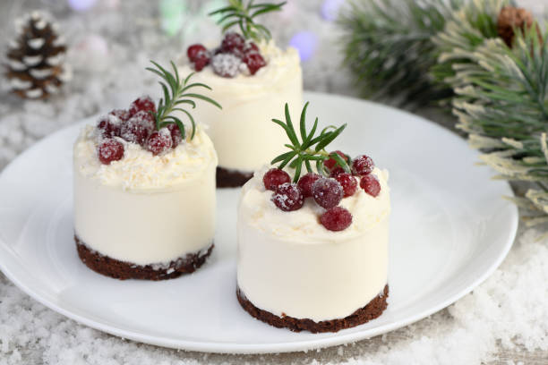 postre homilía de navidad - jellied cranberries fotos fotografías e imágenes de stock