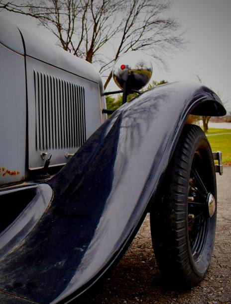 istock Antique Car Fender and Tire 1447222991