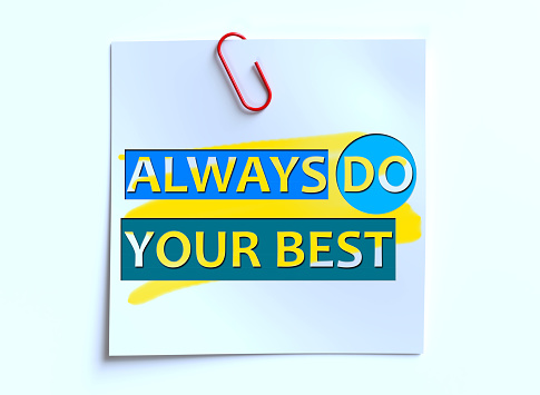 Always Do Your Best