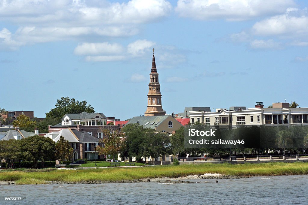 Charleston, South Carolina, auf dem Wasser - Lizenzfrei Bucht Stock-Foto