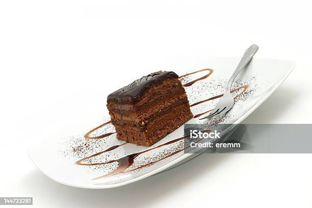 Foto de Bolo De Chocolate e mais fotos de stock de Alimentação Não-saudável - Alimentação Não-saudável, Almoço, Açúcar