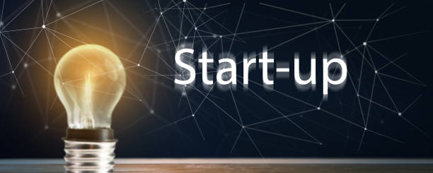 istock Start-up and glowing light bulb 1447233212