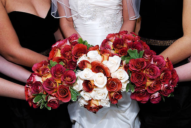 istock Bridal Party Flowers 144723397