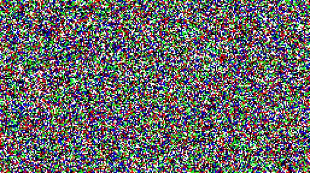 Vector illustration of Seamless pixelated tv noise texture. Television signal noise grain. Screen interferences and glitches. Grunge vector background