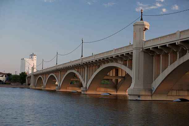 Mill Avenue Bridge stock photo