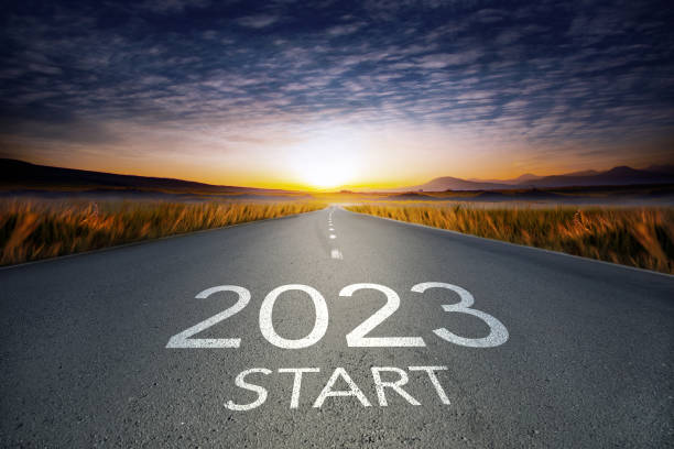istock Asphalt road and inscription start 2023 1447235848