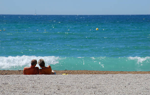 istock Couple on a lonely beach 144723695