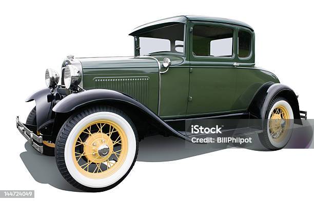 American Classic Stock Photo - Download Image Now - Cut Out, Vintage Car, 1930-1939