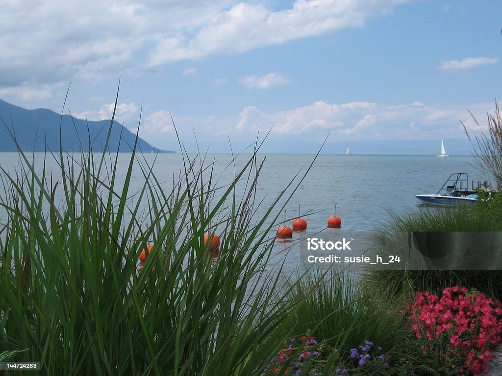 Lac de Genève - Photo de Balise flottante libre de droits