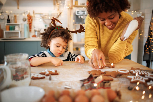istock Putting final touch on our Christmas cookies 1447243843