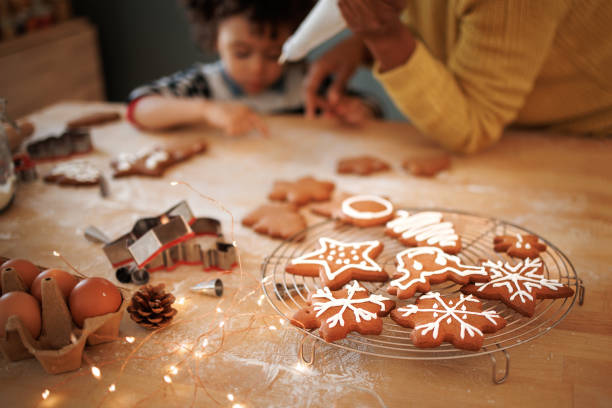 istock Putting final touch on our Christmas cookies 1447243845