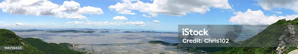 Koreanischen Landschaft der West Coast - Lizenzfrei Reis - Getreide Stock-Foto