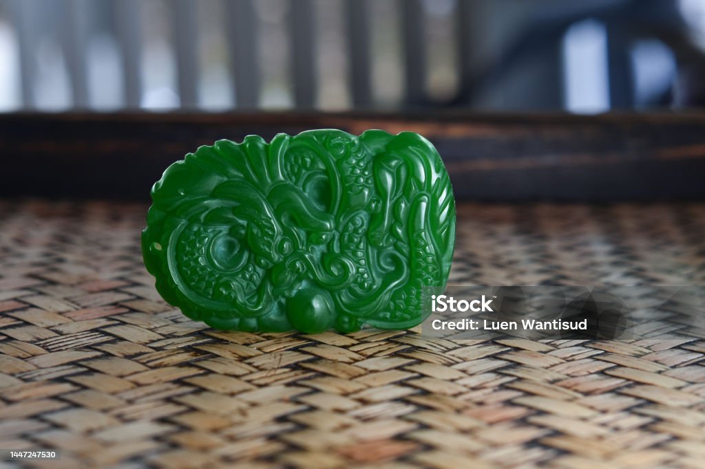 Real jade Natural sparkling green color jade jewelry, jade stone, jade, green jade, gemstone, leaves, water, white, nature, green, tree, Color Image Stock Photo