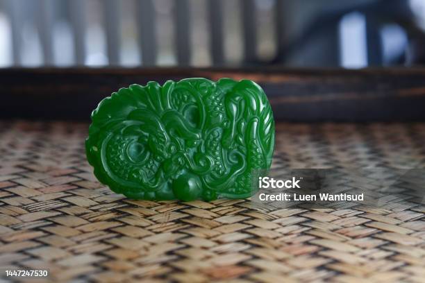 Real Jade Natural Sparkling Green Color Stock Photo - Download Image Now - Color Image, Gemstone, Horizontal