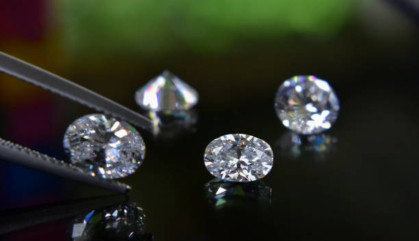 istock Precious diamonds are expensive and rare. For jewelry making 1447248631