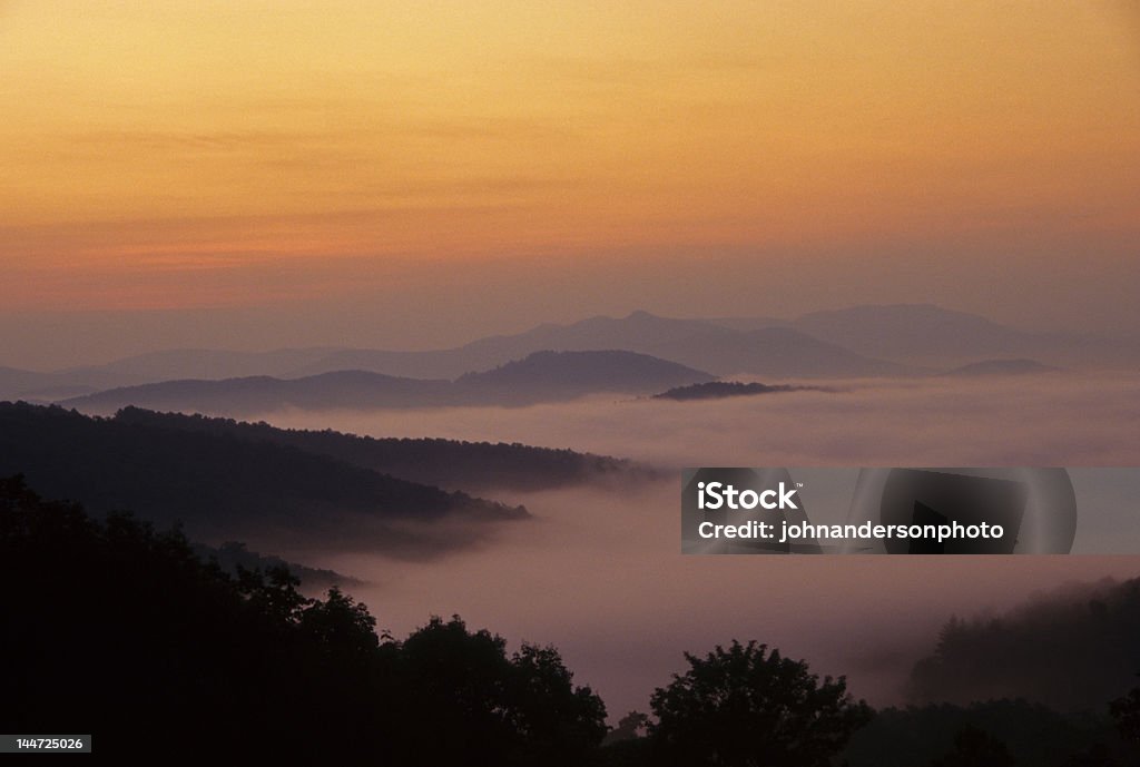 Unidade de horizonte - Royalty-free Montanhas Blue Ridge Foto de stock