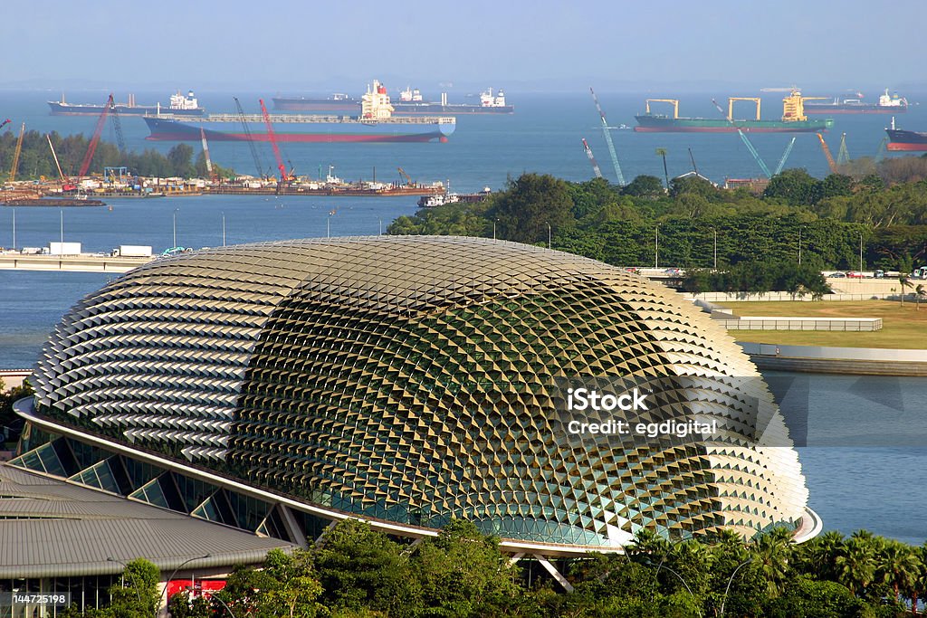 Teatro nel centro di Singapore - Foto stock royalty-free di Singapore