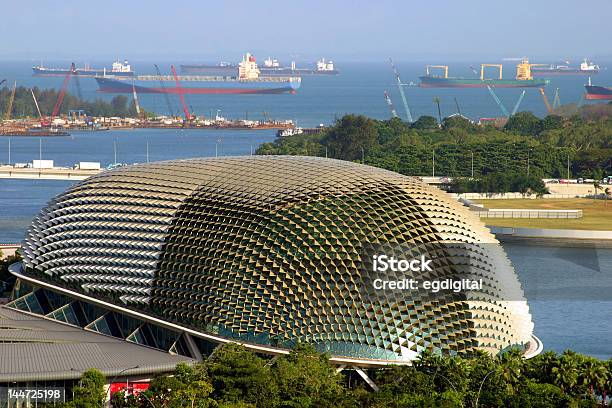 Teatro Nel Centro Di Singapore - Fotografie stock e altre immagini di Singapore - Singapore, Teatro, Affilato