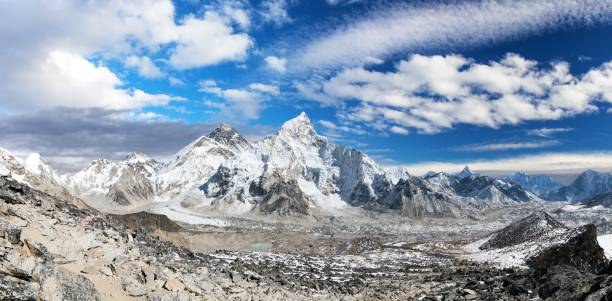 istock Mount Everest himalaya panoramic view from Kala Patthar 1447252323