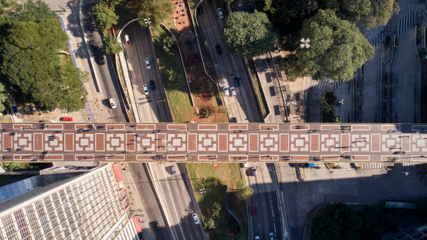 istock Top view Sao Paulo city, Brazil. 1447254846