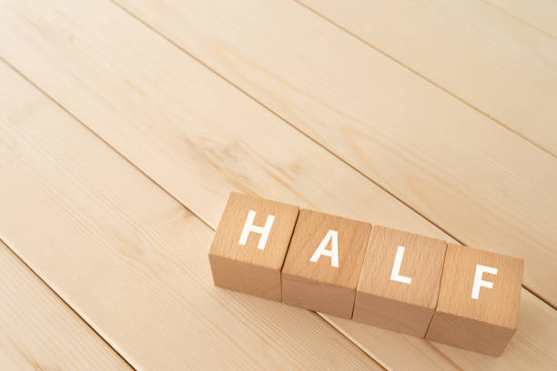 istock Wooden blocks with 