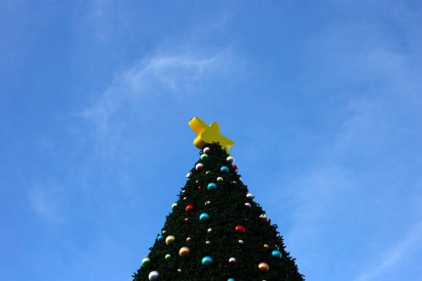 istock Christmas ball tree decoration, Christmas background 1447256740