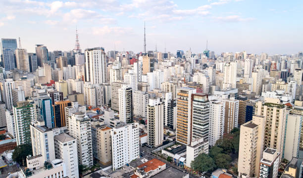 istock Cityscape in Sao Paulo city. 1447256949