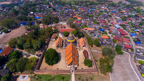 istock aerial view of Wat Phra That Lampang Luang 1447259500