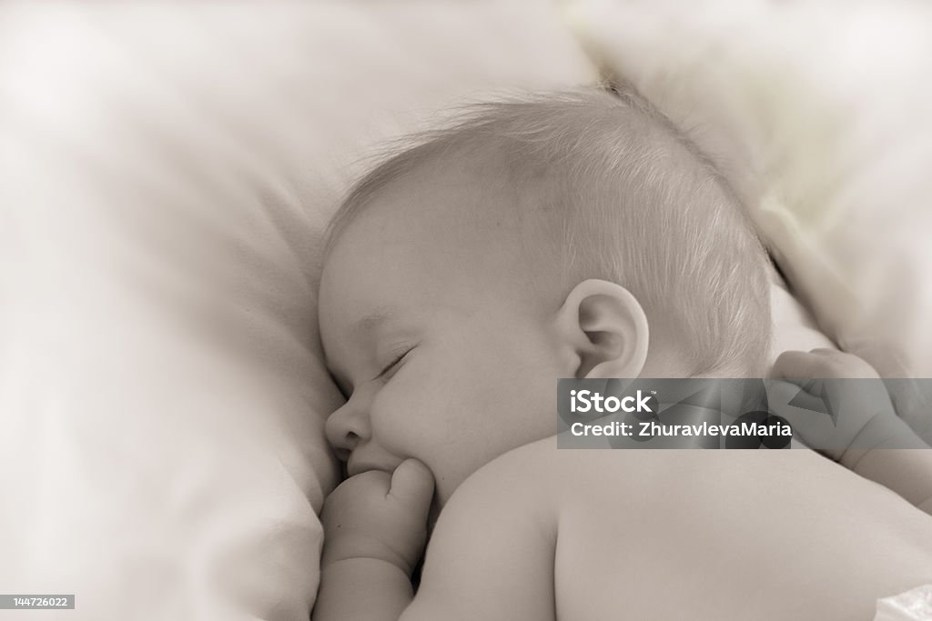 Sweet sonhos de um bebé - Royalty-free Almofada - Roupa de Cama Foto de stock
