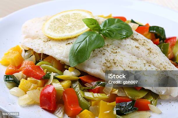 Boiled Fish Stock Photo - Download Image Now - Appetizer, Basil, Boiled