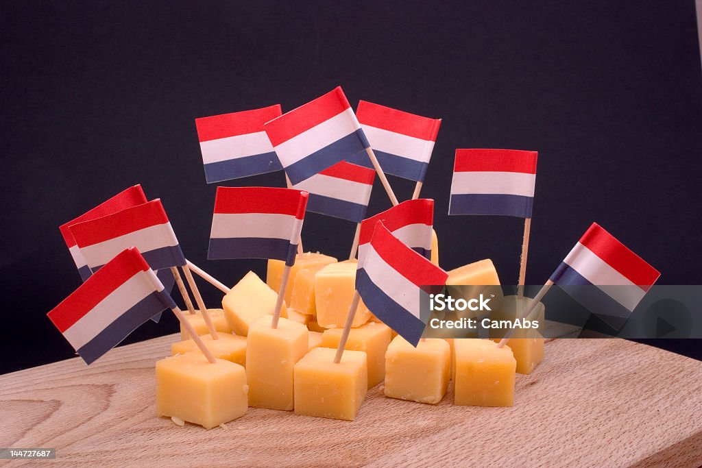 Formaggio olandese - Foto stock royalty-free di Alimentazione non salutare