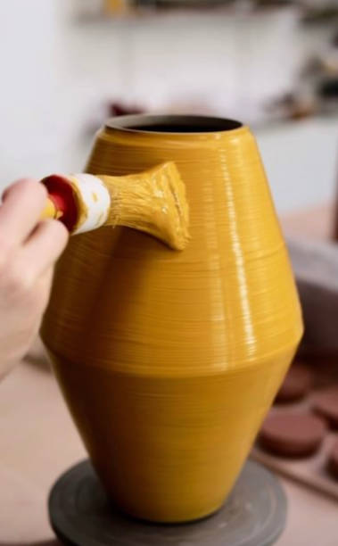 istock Glazing and Painting Pottery 1447282906