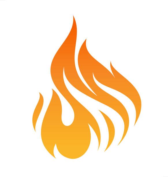 ilustrações de stock, clip art, desenhos animados e ícones de fire - flaming torch flame fire symbol