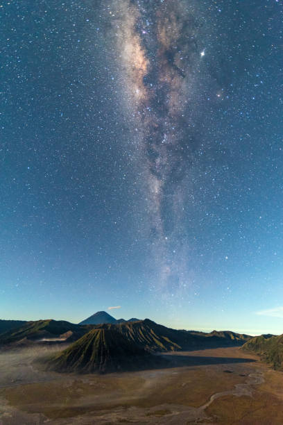 istock A night with Milky Way over Mt Bromo 1447285367