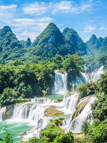 Detian Waterfall in Guangxi, China