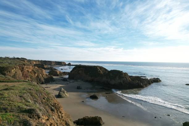 istock Beaches, marshes and cliffs at San Simeon  California 1447297936