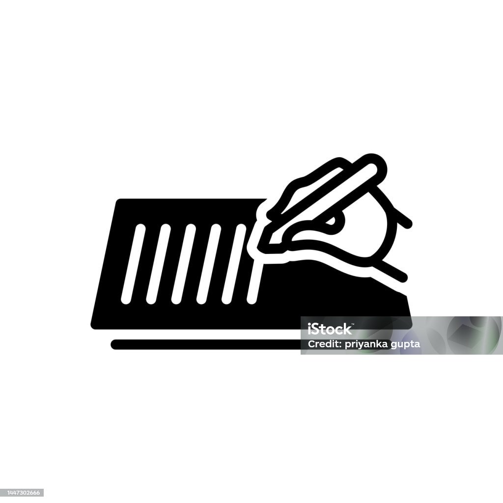 Writing Message Icon Write Message Stock Illustration - Download Image Now - Agreement, Icon ...
