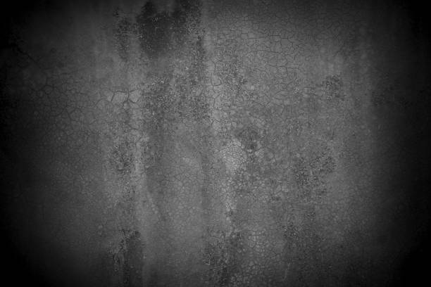 istock Old wall texture cement dark black gray  background abstract grey color design are light with white gradient background. 1447308222