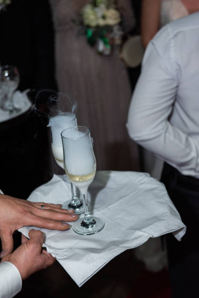 istock champagne glasses at wedding 1447311789