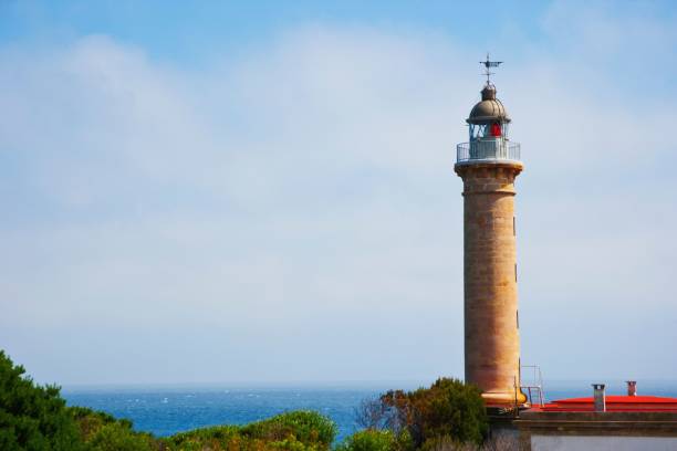 istock Stone lighthouse on the Andalusia coast 1447312675