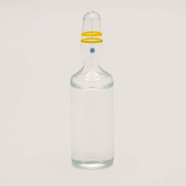 istock Anesthesia drug glass bottle isolated on a white background 1447315059